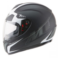 MT Helmets Thunder Squad matt black / white MT Helmets Thunder Squad matt black / white