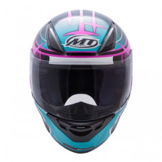 MT Helmets REVENGE Replica GP turquoise / dark pink / black