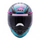 MT Helmets REVENGE Replica GP turquoise / dark pink / black