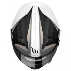 MT Helmets KRE SV MOMENTUM gloss black / white / gold