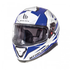 MT Helmets Thunder 3 Effect gloss pearl white / deep blue