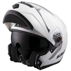 Шолом модуляр LS2 FF386 Ride Solid White Gloss
