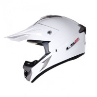 Кросовий шолом LS2 MX433 Race Solid White Gloss Кросовий шолом LS2 MX433 Race Solid White Gloss