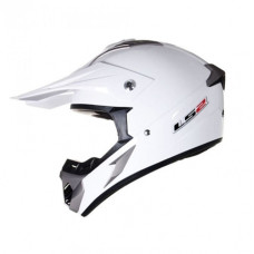 Кросовий шолом LS2 MX433 Race Solid White Gloss