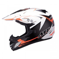 MT Helmets MX2 Synhrony Steel white / orange MT Helmets MX2 Synhrony Steel white / orange