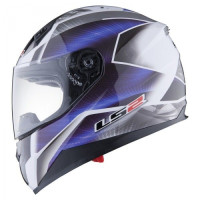 Шолом LS2 FF384 Saga White-Blue Шолом LS2 FF384 Saga White-Blue