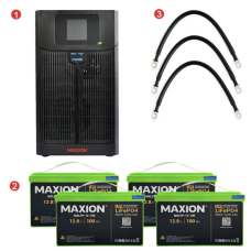 Комплект резервного живлення UPS3-48-5 (3kW, 48V + 5kW LiFePO4)