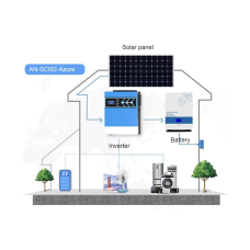 Гібридний інвертор Anern AN-SCI02-AZURE-2400 24В 2400Вт (UPS, чиста синусоїда, Wi-Fi)